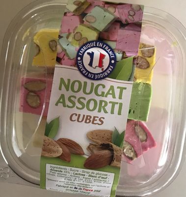 Nougat assorti cubes