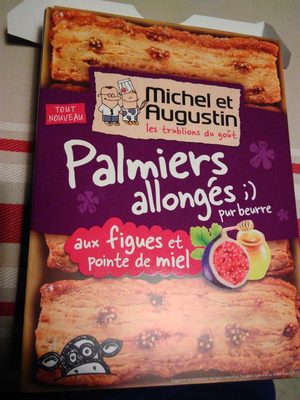 Palmiers allongés aux figues et pointes de miel