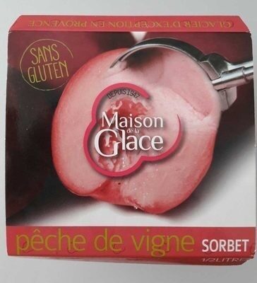Sorbet pêche de vigne