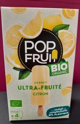 Pop'fruit Bio citron