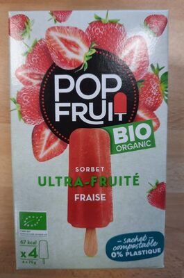 Pop fruit bio Fraise