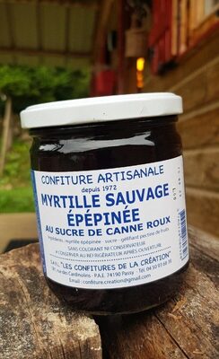 Confiture Myrtille Sauvage épépinée