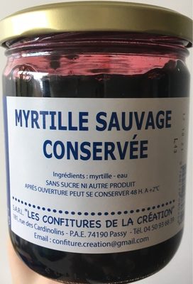 Myrtille sauvage conservée