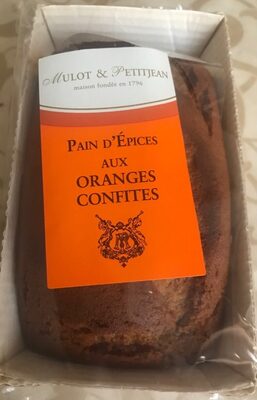 Pain d'épices aux oranges confites