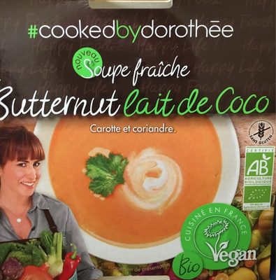 Soupe fraiche Butternut Lait de coco
