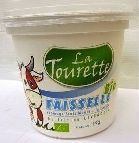 La tourette, Faisselle nature bio, le pot de 1