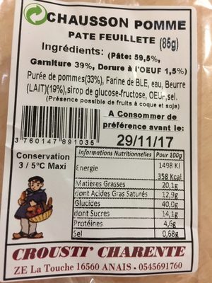 Chausson pomme