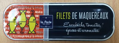 Filets de maquereaux à l'escabèche, aux tomate, épices et aromates