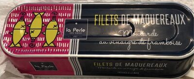 Filets de maquereaux à la moutarde et vinaigre de framboise