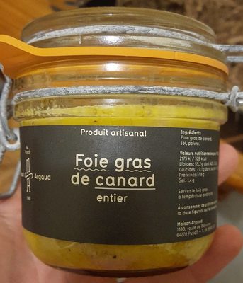 Foie gras de canard entier