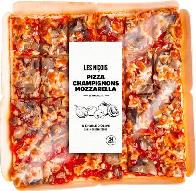 Pizza champignons mozzarella - 24 toasts