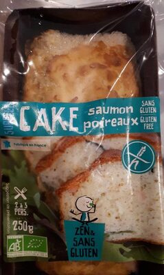 Cake saumon poireaux Bio