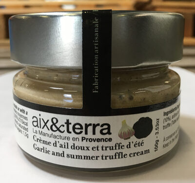 Crème d’ail doux et truffe d’été