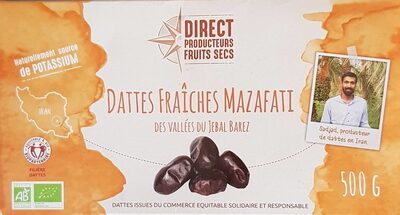 Dattes fraîches Mazafati des vallées du Jebal Barez