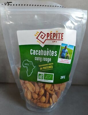 Cacahuètes curry rouge