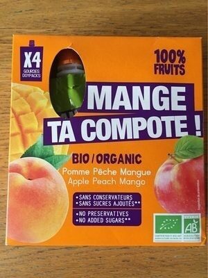 Compote Pomme Pêche Mangue