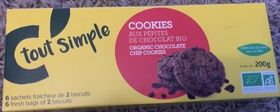 Cookies bio aux pépites de chocolat
