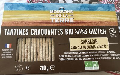 Tartines craquantes Sarrasin