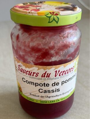 Compote de pomme cassis