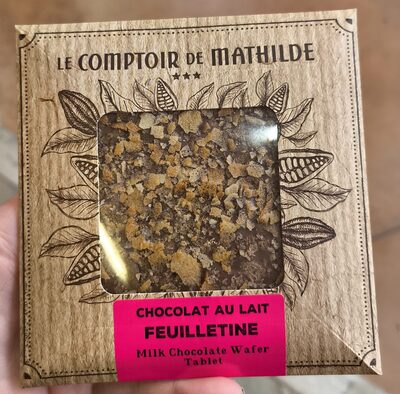 chocolat lait Feuilletine