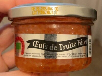 Œufs de truite bio