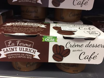 Crème dessert café