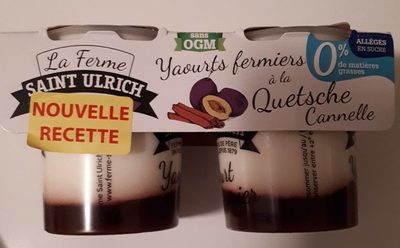 Yaourt fermier a la quetsche cannelle