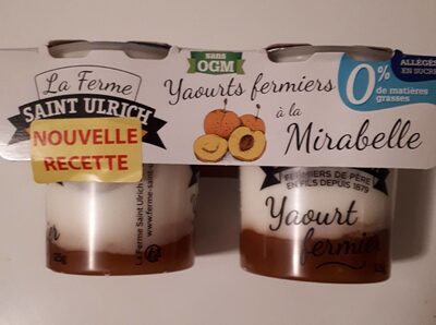 Yaourt fermier à la mirabelle