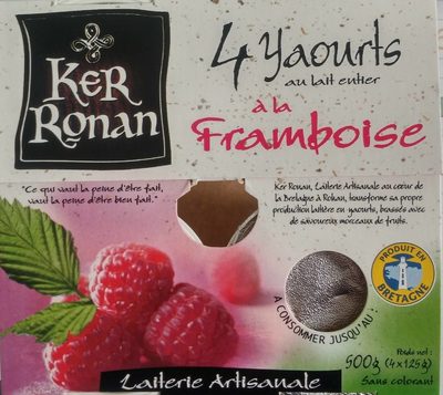 Yaourts framboise