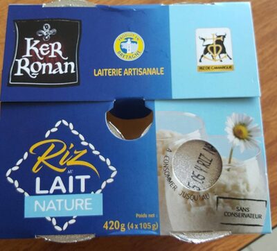 Riz au lait nature