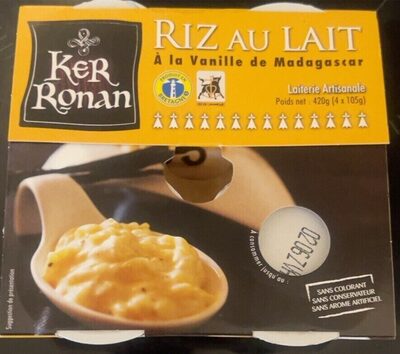 Riz au lait à la vanille de Madagascar