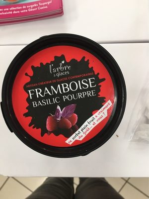 Sorbet framboise basilic pourpre