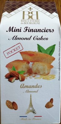 Mini financiers amande