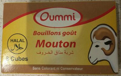 Bouillon cube mouton halal