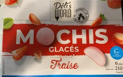mochis glacés fraise