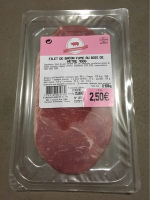 Filet de bacon fumé au bois de hetre