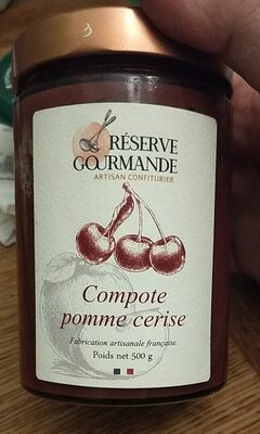 Compote pomme - cerise