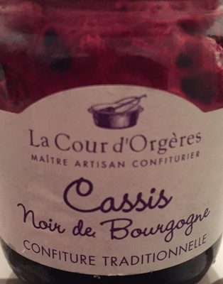 Confiture cassis noir de bourgogne
