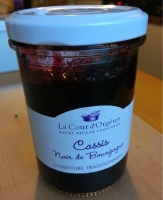 Confiture de cassis noir de bourgogne