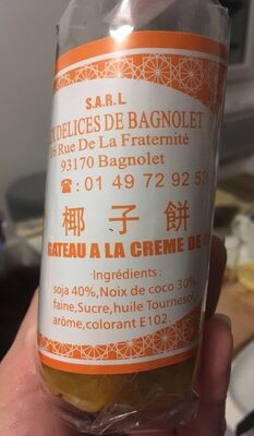 Gateau a la creme de coco