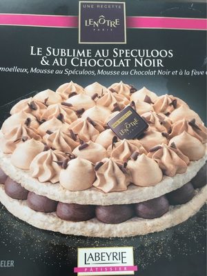Le Sublime au Spéculoos & au Chocolat Noir