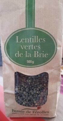 Lentilles vertes de la brie
