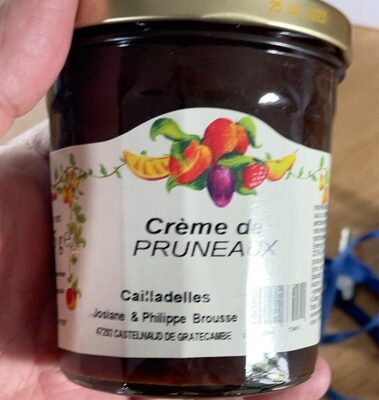 Crème de pruneaux