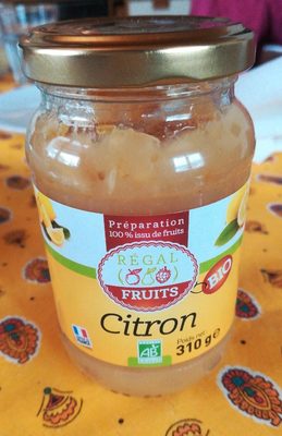 Confiture citron bio