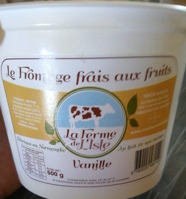 Fromage Frais aux Fruits - Vanille