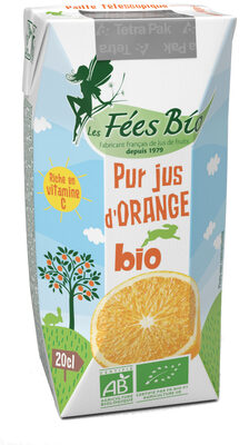 Pur jus d'orange bio