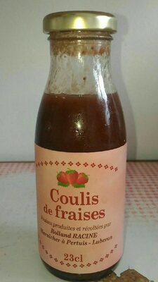 Coulis de fraises