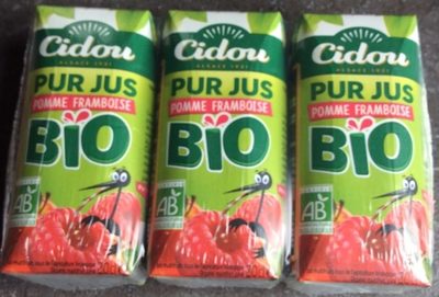Pur jus bio pomme framboise