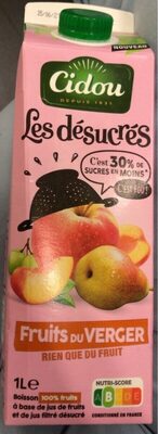 Désucrés fruits du verger