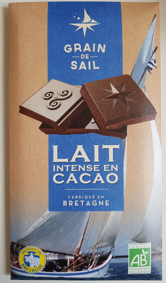 Tablette de chocolat au lait 55% de cacao